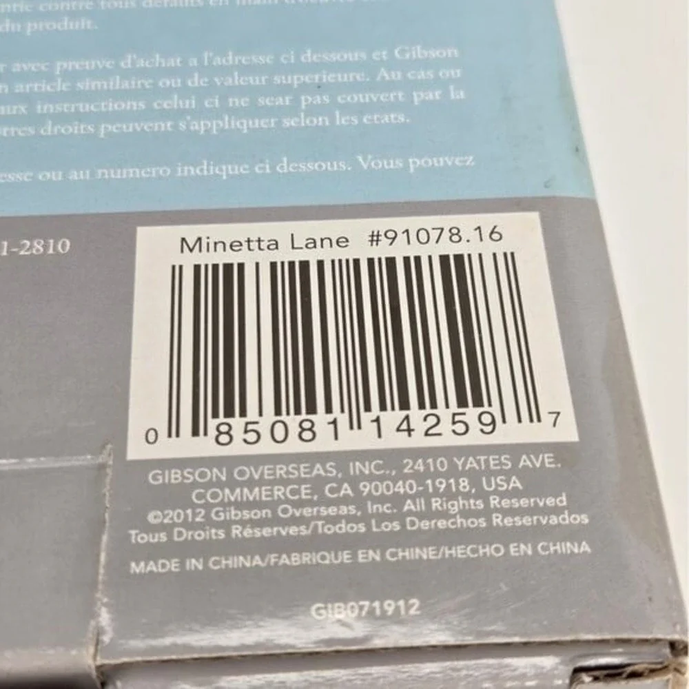 Gibson Stainless Steel Silverware‎ Flatware Set 16 Piece NEW IN BOX